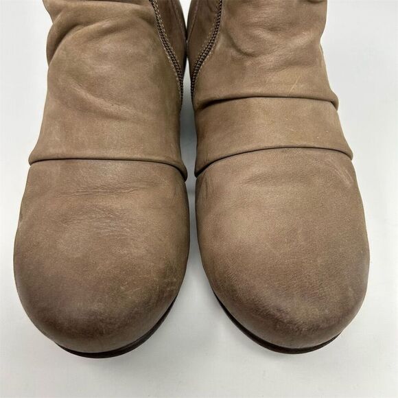 Abeo Women's Cadence Booties Size 8 Brown Slip-Resistant Block Heel - Picture 5 of 15